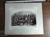 Παλιό φωτογραφικό χαρτόνι Βασίλειο της Βουλγαρίας -