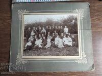 Παλιό φωτογραφικό χαρτόνι Βασίλειο της Βουλγαρίας -