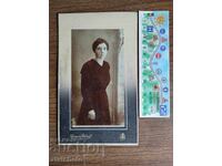 Παλιό φωτογραφικό χαρτόνι Βασίλειο της Βουλγαρίας -