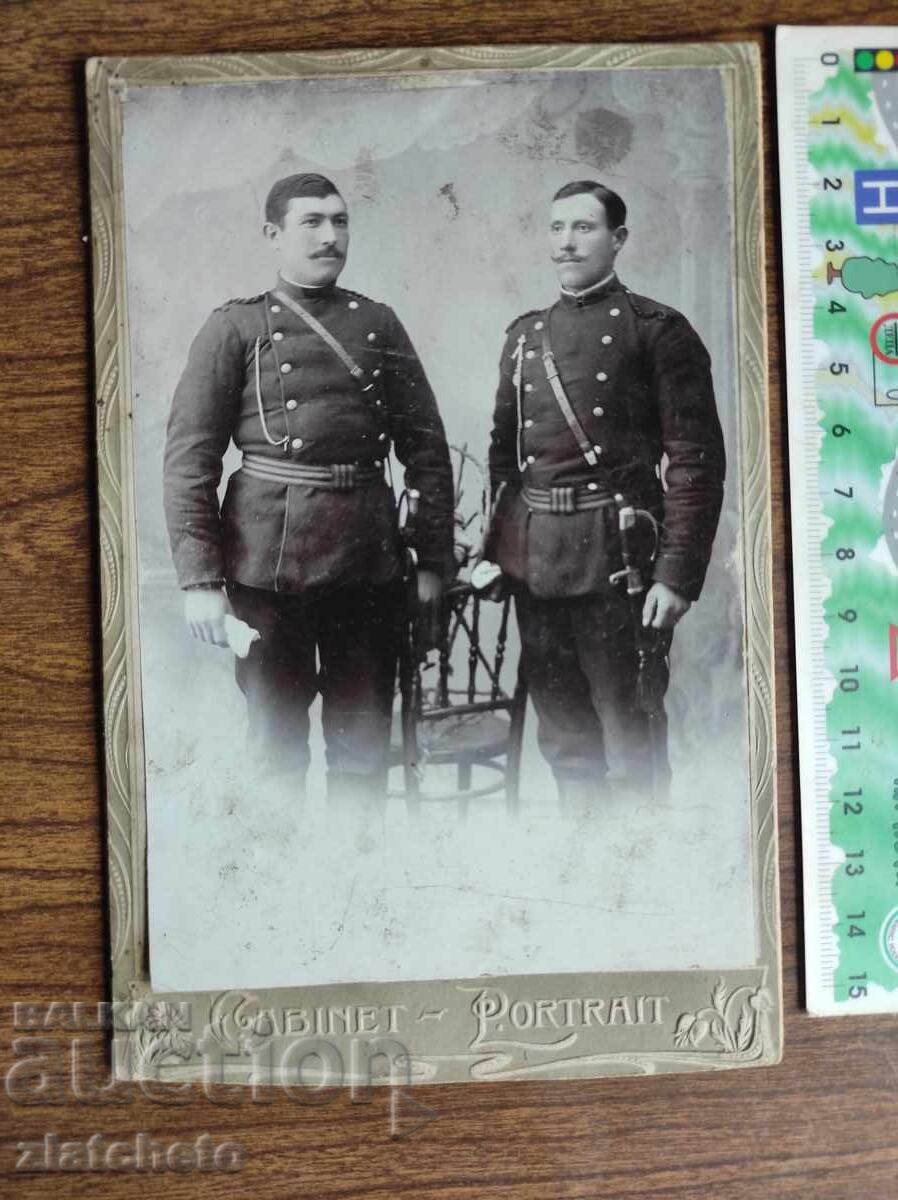 Παλιό φωτογραφικό χαρτόνι Βασίλειο της Βουλγαρίας -