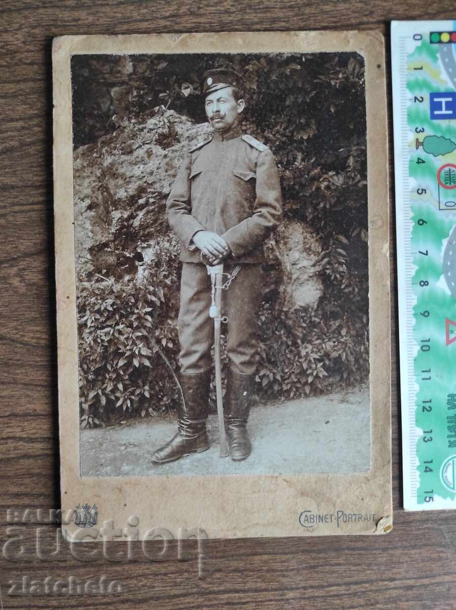 Стара снимка картон Царство България - Стара снимка картон Царство България -