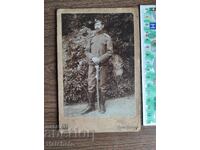 Παλιό φωτογραφικό χαρτόνι Βασίλειο της Βουλγαρίας -