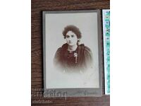 Παλιό φωτογραφικό χαρτόνι Βασίλειο της Βουλγαρίας -