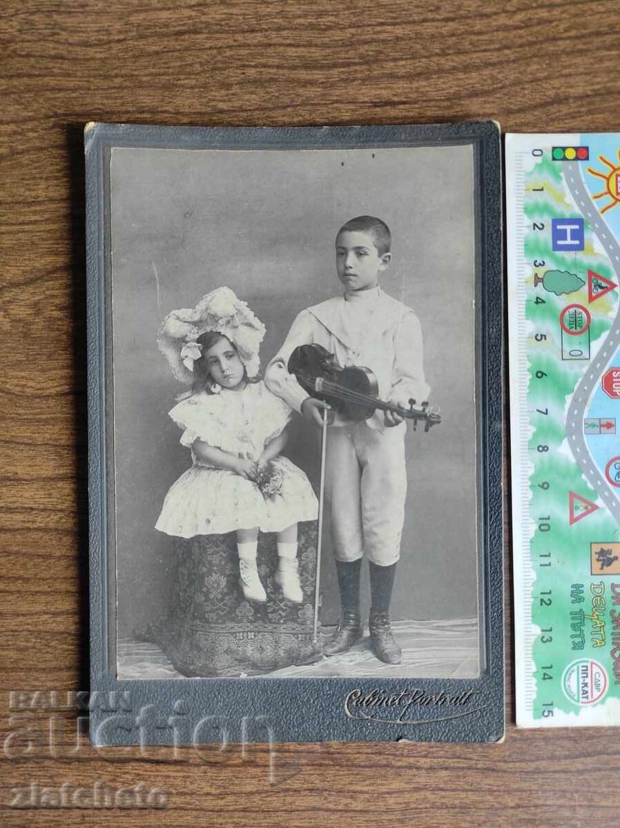 Παλιό φωτογραφικό χαρτόνι Βασίλειο της Βουλγαρίας - Παλιό φωτογραφικό χαρτόνι Βασίλειο της Βουλγαρίας -