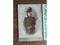 Παλιό φωτογραφικό χαρτόνι Βασίλειο της Βουλγαρίας -