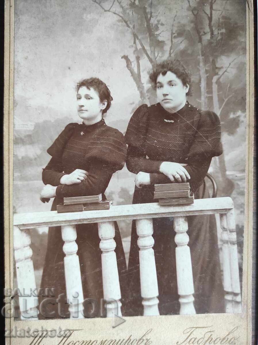 Стара снимка картон Царство България - с цена 25.00 лв. | € 12.78 Стара снимка картон Царство България - с цена 25.00 лв. | € 12.78