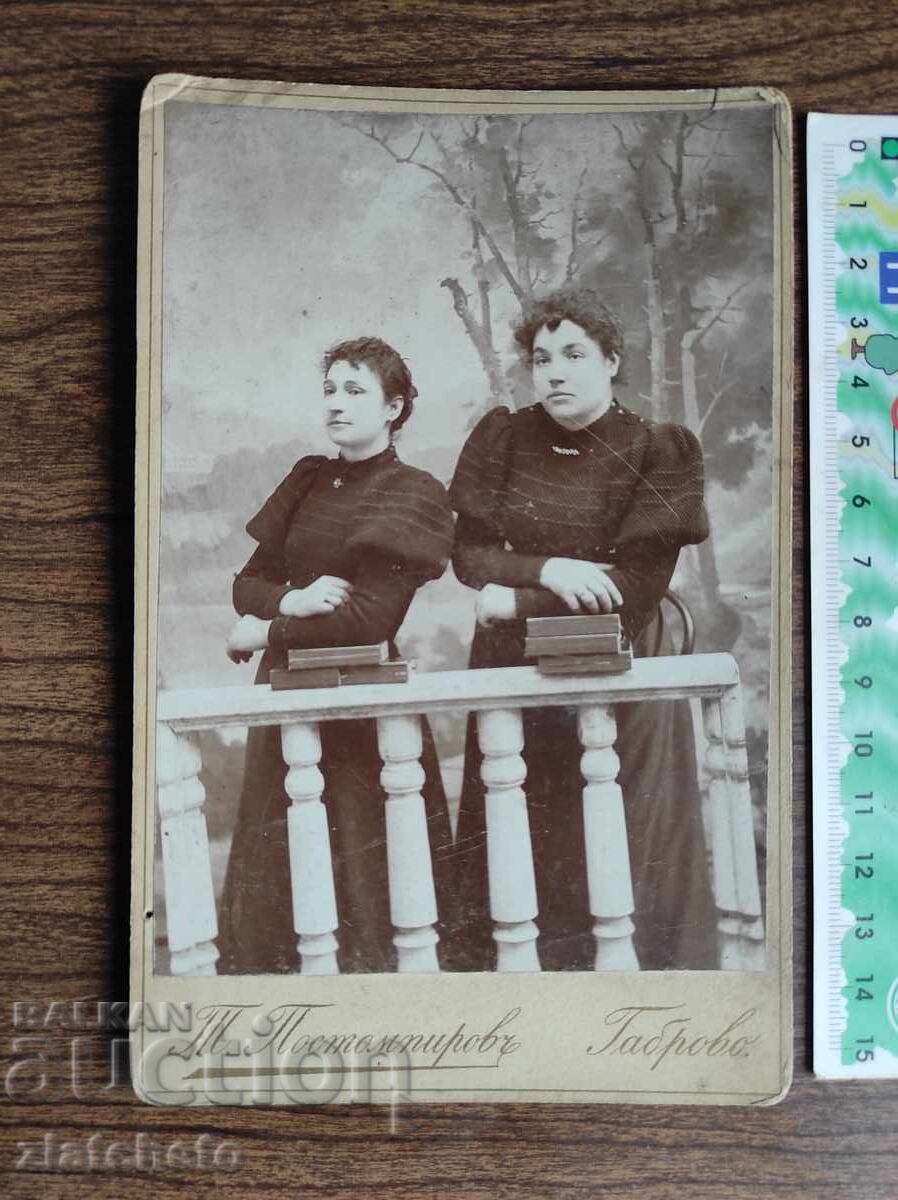 Стара снимка картон Царство България - Стара снимка картон Царство България -