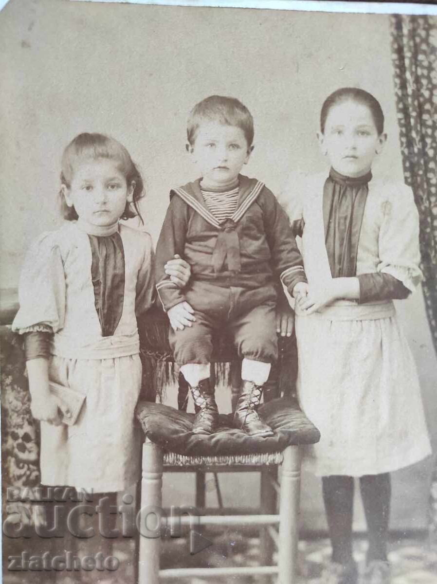 Παλιό φωτογραφικό χαρτόνι Βασίλειο της Βουλγαρίας - με τιμή 40.00 BGN | € 20.45