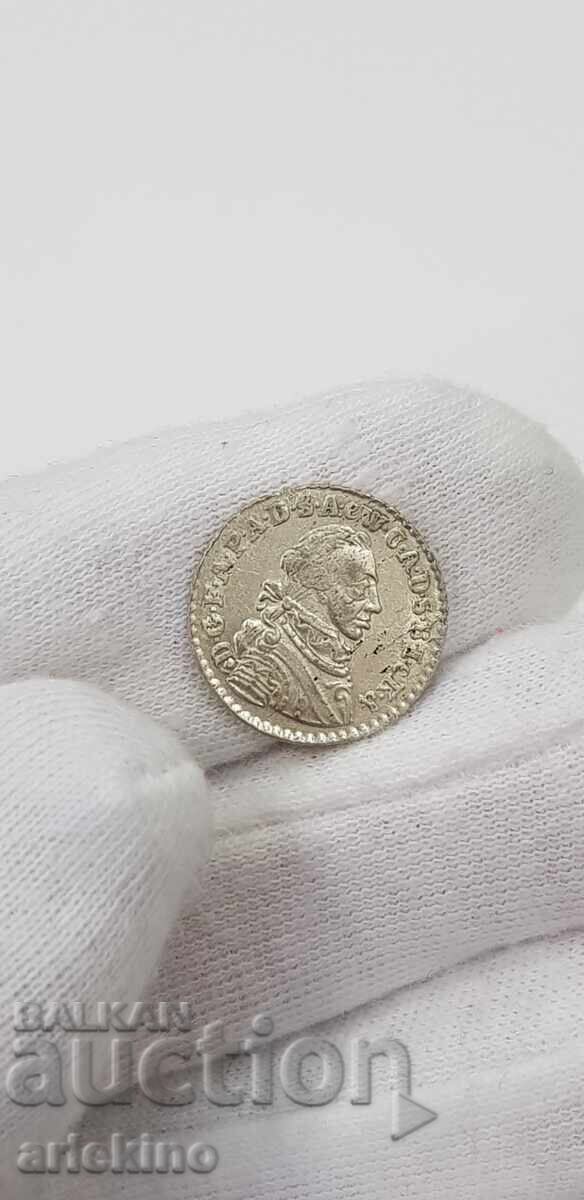 Licitație Monedă rară de argint 4 GROOT 1764 Germania 2,43 g Licitație Monedă rară de argint 4 GROOT 1764 Germania 2,43 g