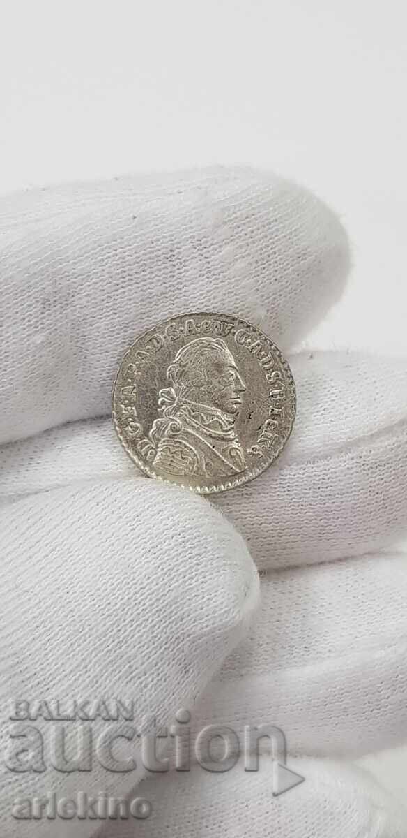 Monedă rară de argint 4 GROOT 1764 Germania 2,43 g - 7 Monedă rară de argint 4 GROOT 1764 Germania 2,43 g - 7