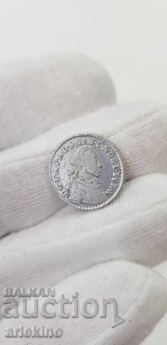 Rare silver coin 12 GROOT 1764 Germany 4.10 g with price 95.00 BGN | € 48.57 Rare silver coin 12 GROOT 1764 Germany 4.10 g with price 95.00 BGN | € 48.57