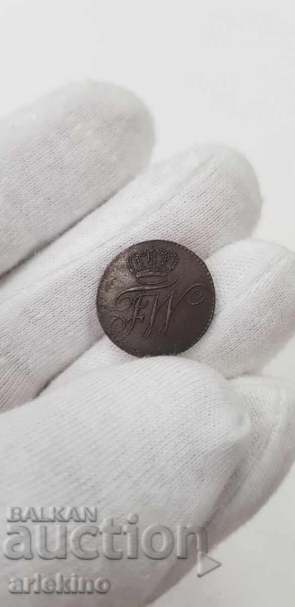 Collectible Copper Coin 1/4 1799 A Germany with price 15.00 BGN | € 7.67 Collectible Copper Coin 1/4 1799 A Germany with price 15.00 BGN | € 7.67