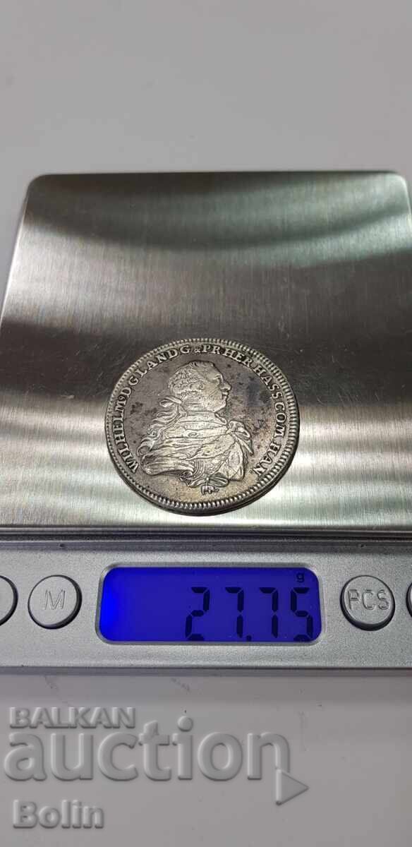 Рядка сребърна монета Талер 1771 Германия - 7