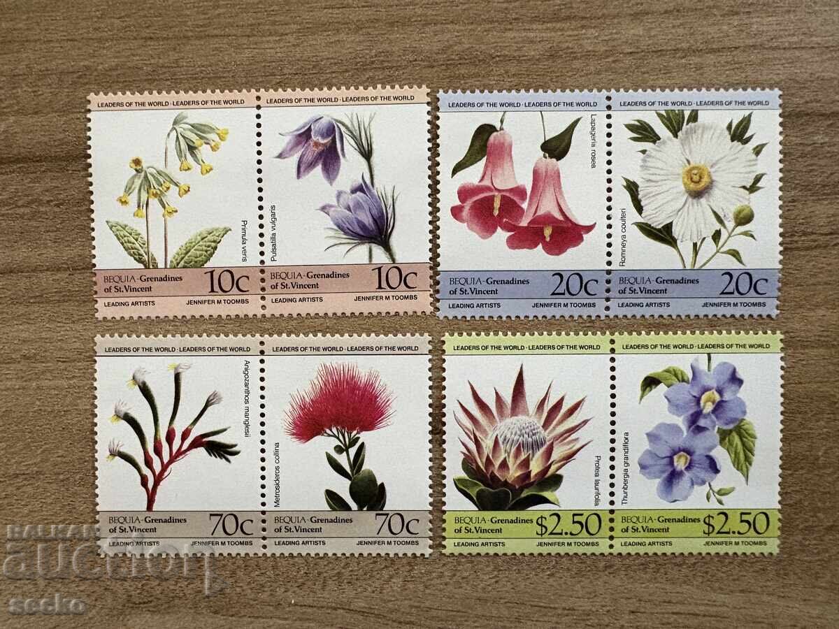 Bequia/Bekiya - Flori (1985) MNH Bequia/Bekiya - Flori (1985) MNH