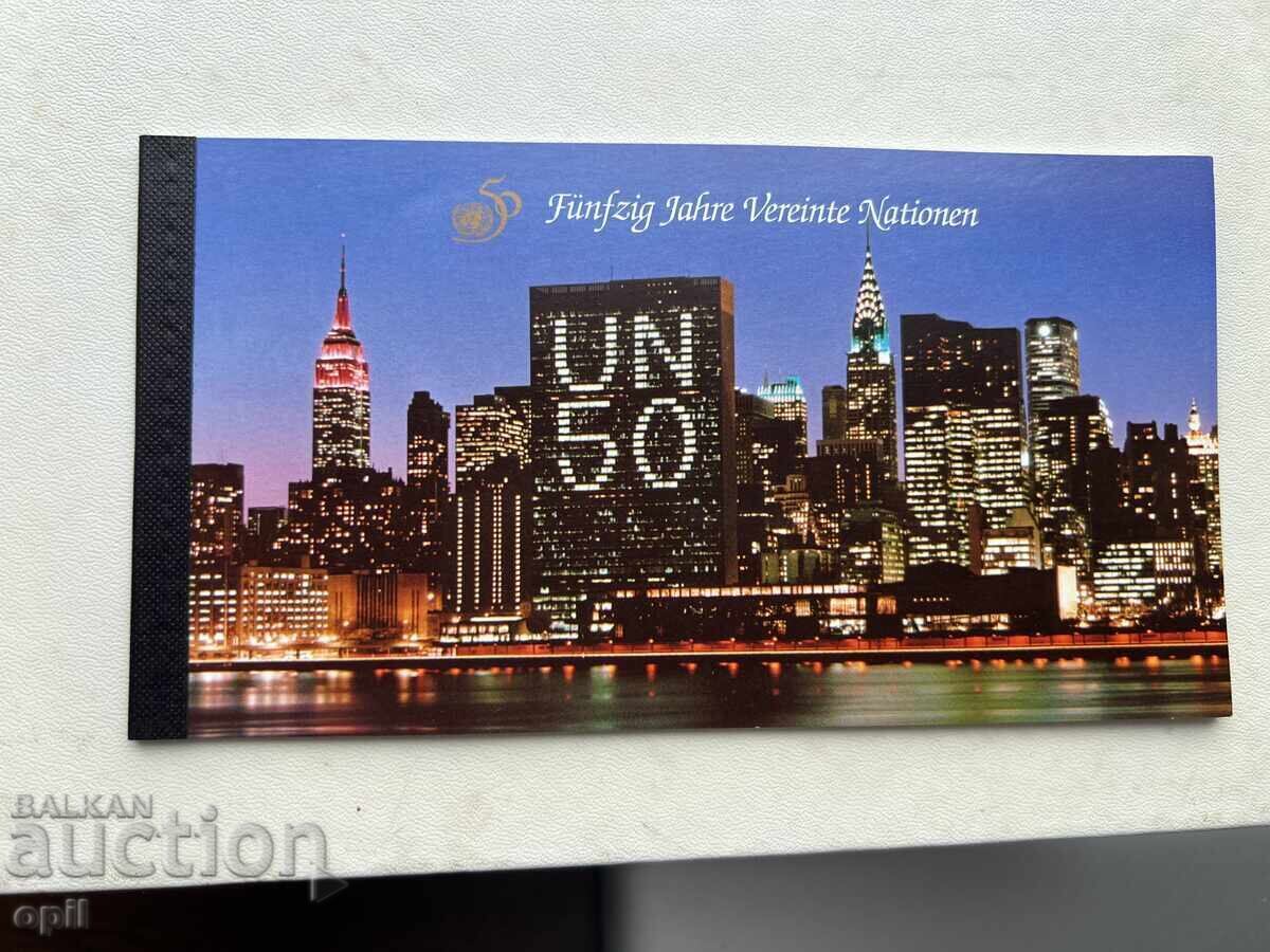 Carnet pentru aniversarea a 50 de ani de la ONU. Curat