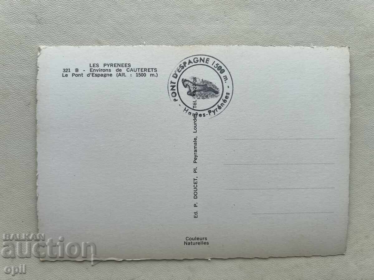 Παλιά Κάρτα - Γαλλία - Καουτερέ - Πυρηναία με τιμή 1.00 BGN | € 0.51 Παλιά Κάρτα - Γαλλία - Καουτερέ - Πυρηναία με τιμή 1.00 BGN | € 0.51