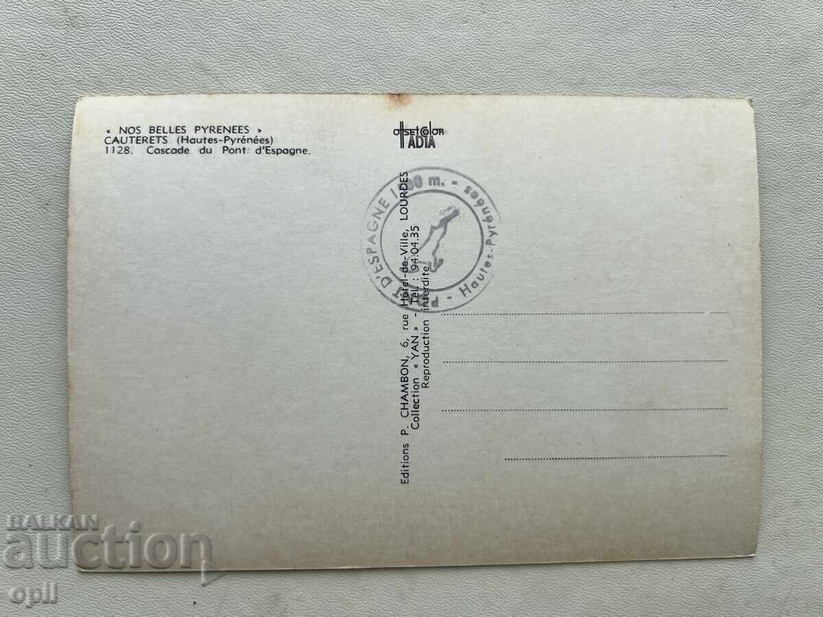 Стара Картичка - Франция - Каутерец - Пиринеите с цена 0.90 лв. | € 0.46