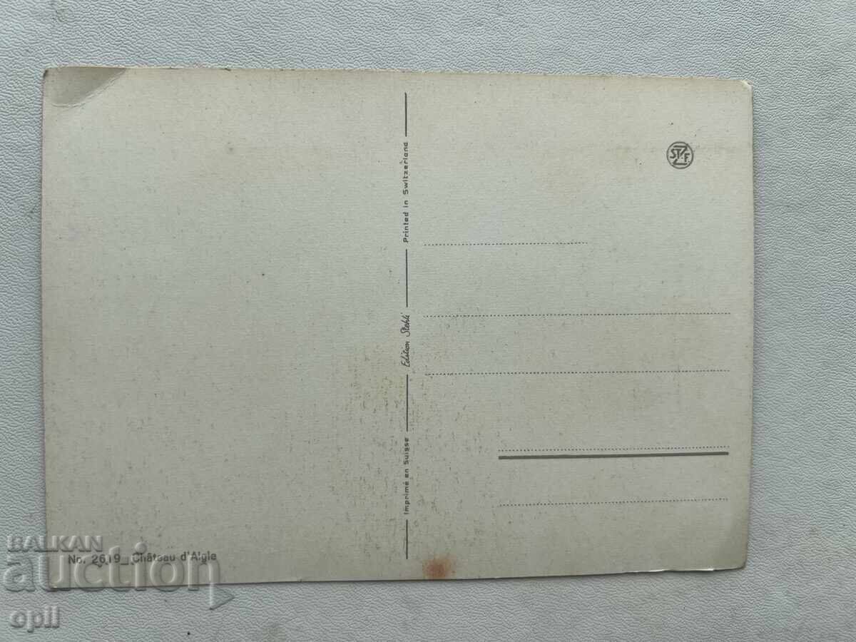 Стара Картичка - Швейцария - Замъкът Егъл с цена 1.00 лв. | € 0.51