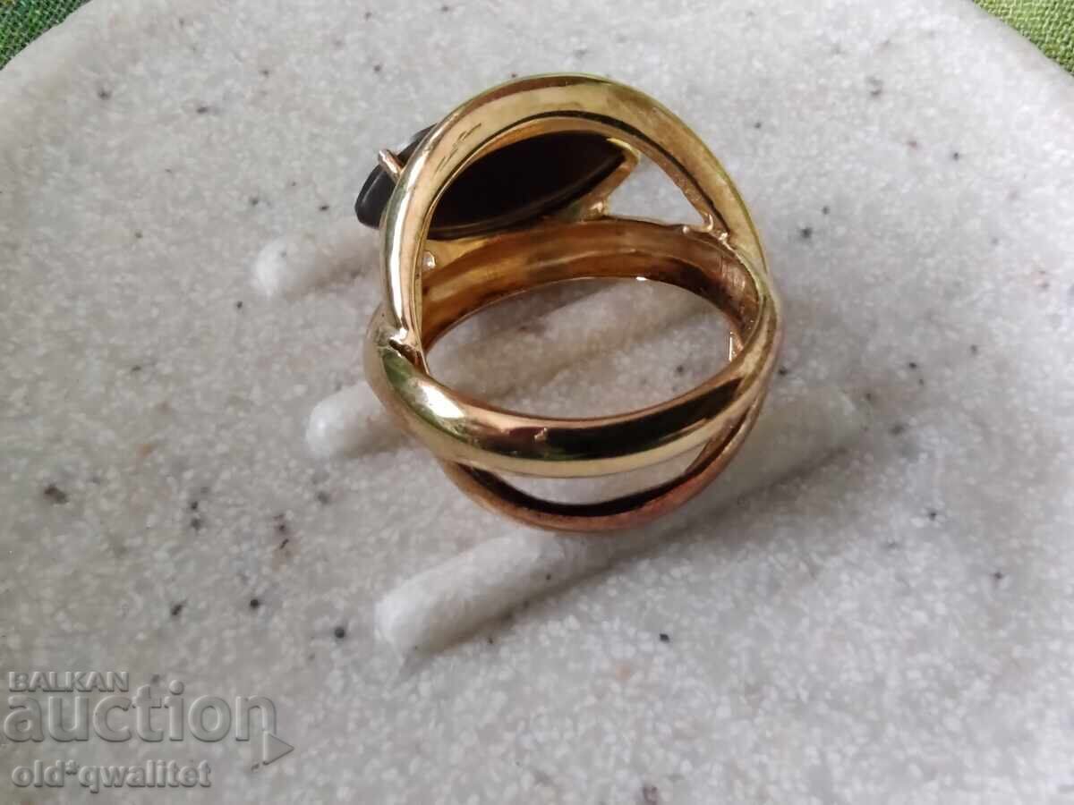 LUXURIOUS SILVER RING with Tiger's Eye, FANTASTIC with price € 127.00 | 248.39 BGN LUXURIOUS SILVER RING with Tiger's Eye, FANTASTIC with price € 127.00 | 248.39 BGN