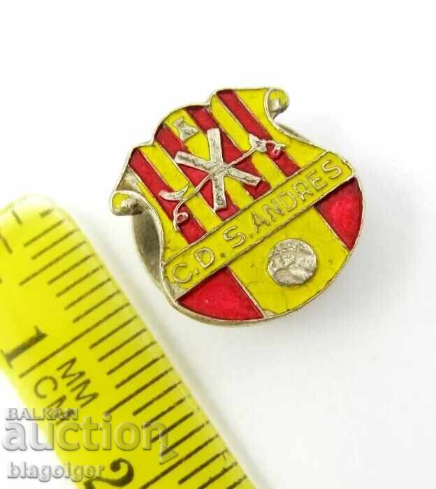 Auction OLD FOOTBALL BADGE - FC SAN ANDRES, TENERIFE - BUTTON Auction OLD FOOTBALL BADGE - FC SAN ANDRES, TENERIFE - BUTTON