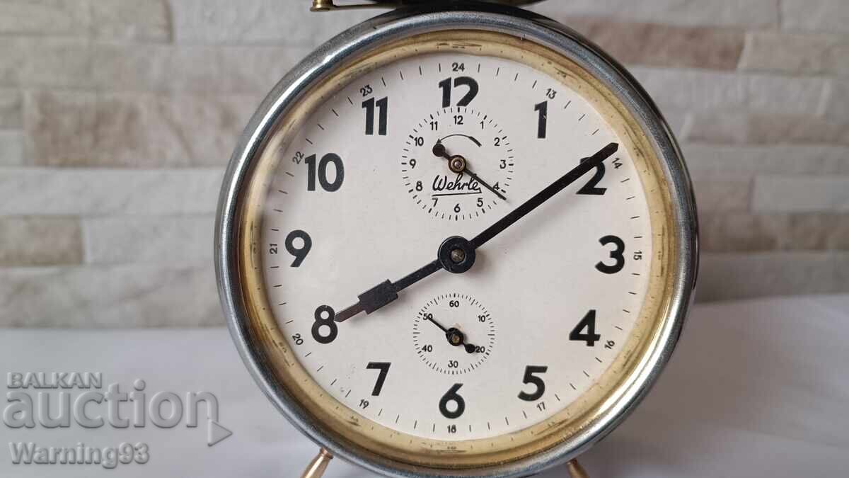 Стар немски часовник / будилник - Wehrle - 1930 год. - 5 Стар немски часовник / будилник - Wehrle - 1930 год. - 5