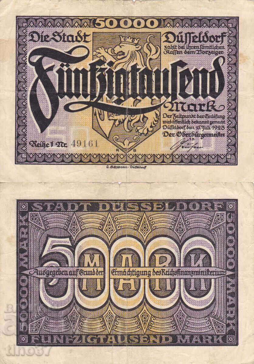 tino37- GERMANIA - 50000 MARCI - 1923 - F+