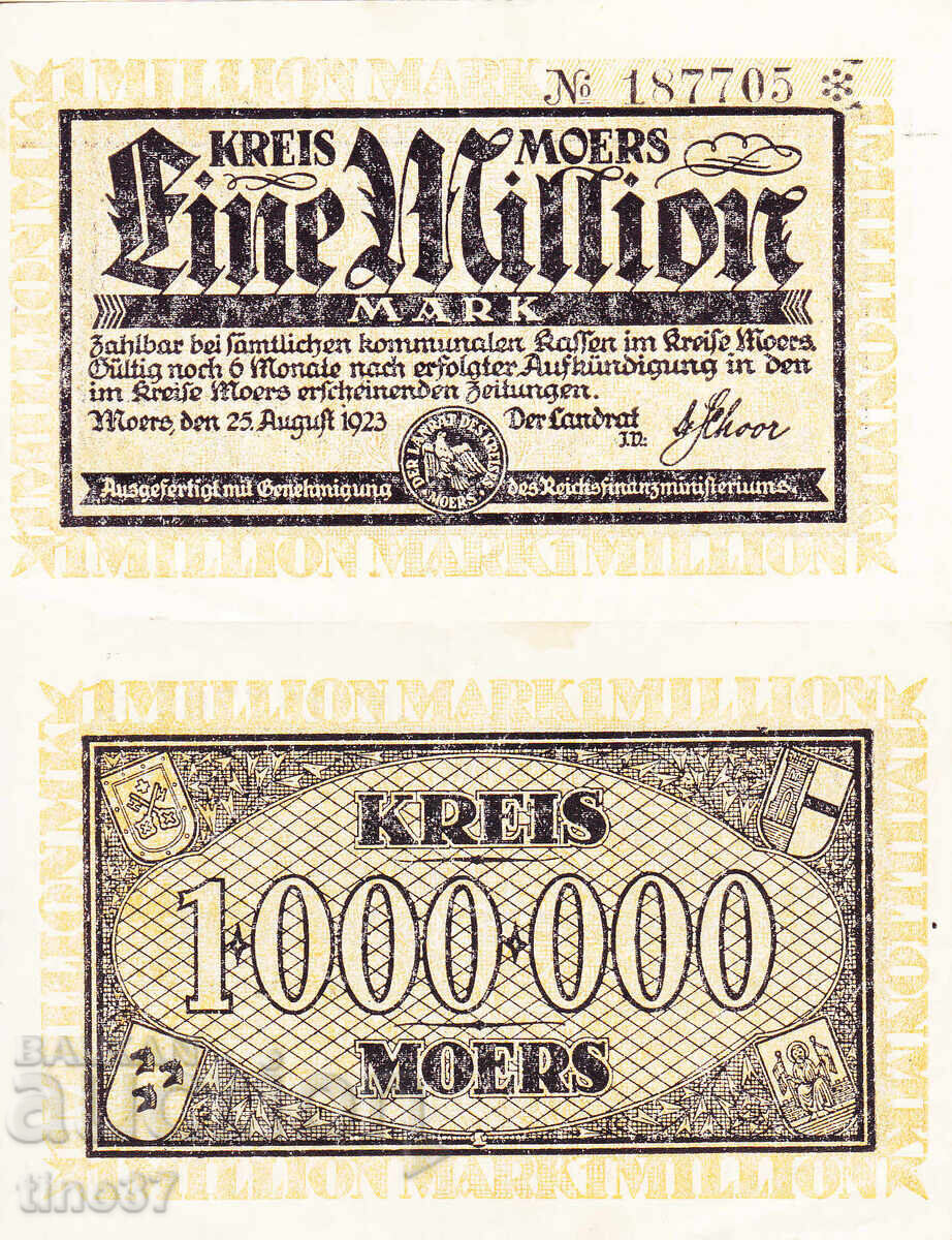 tino37- GERMANY - 1000000 MARKS - 1923- VF tino37- GERMANY - 1000000 MARKS - 1923- VF