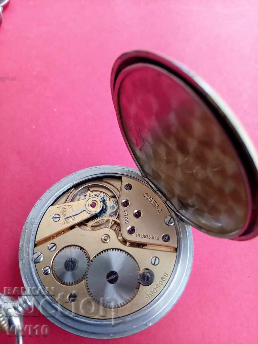 Ceas de buzunar antic Omega - 5