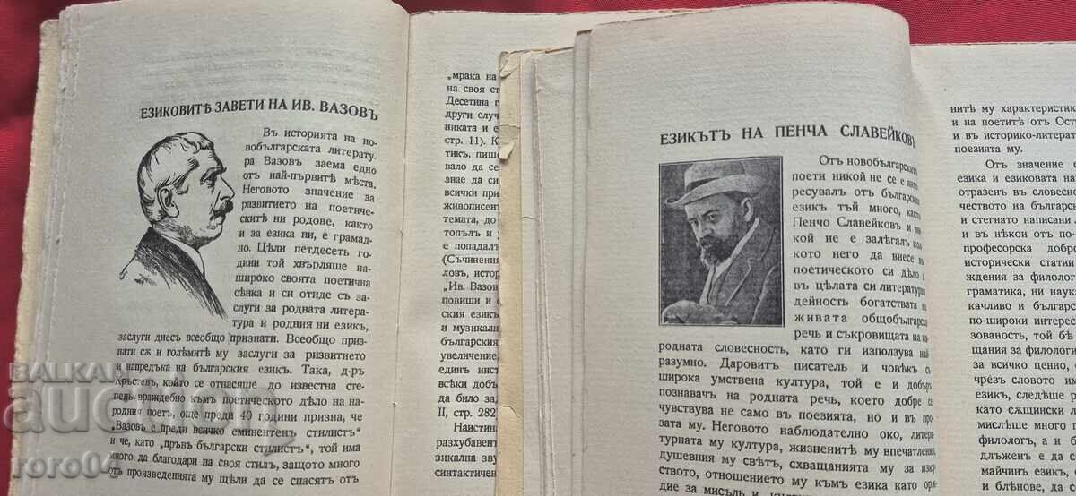 Delivery of THE BULGARIAN WRITER AND THE NATIVE LANGUAGE - St. Vasilev