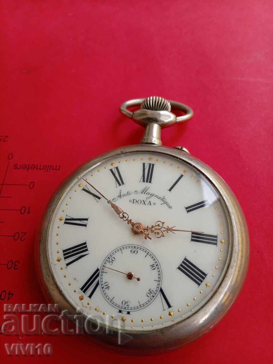 Παλαιό τσεπωτό, διαφημιστικό ρολόι Doxa