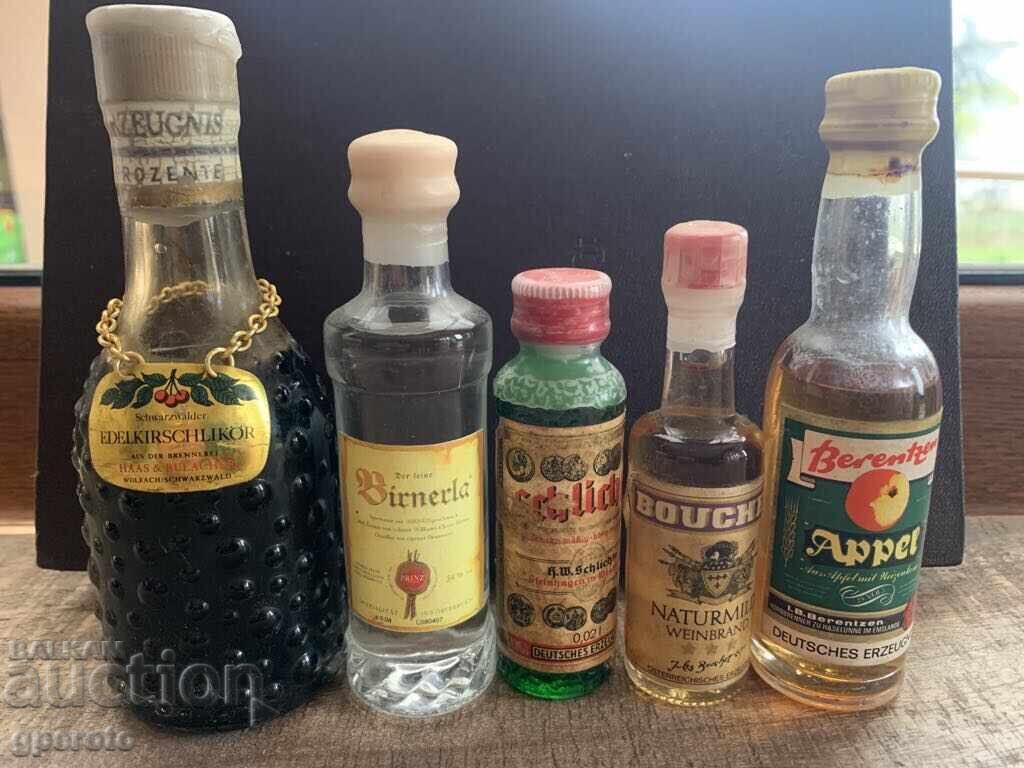 Old souvenir bottles, bottles for collection - Lot-4