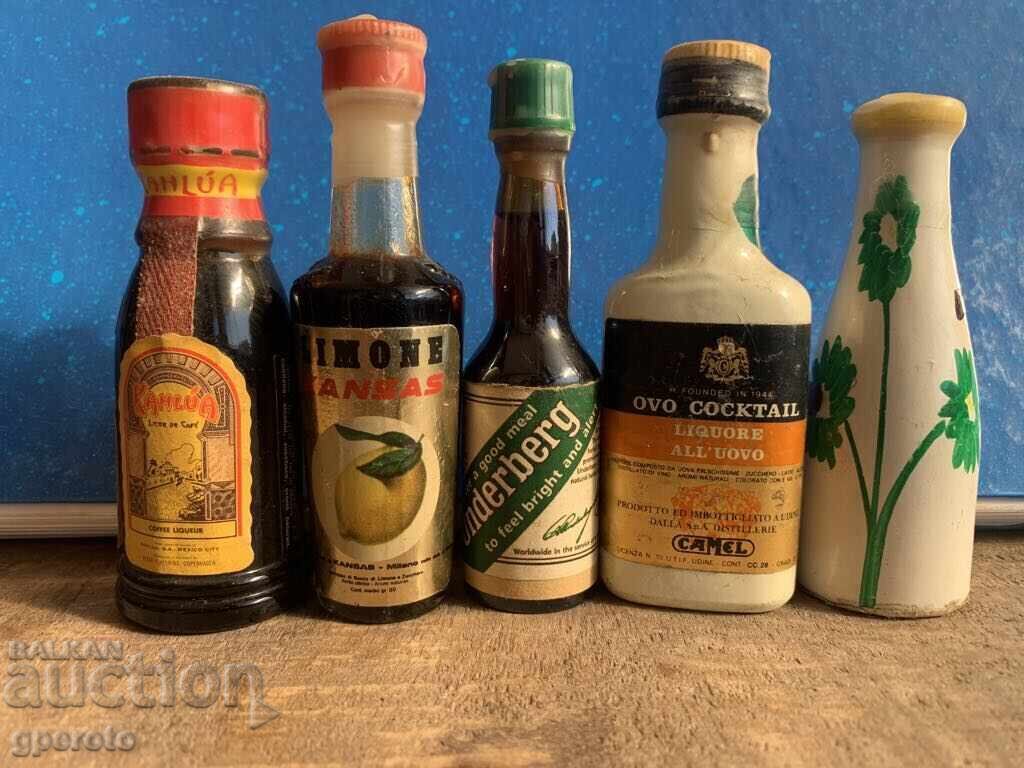 Old souvenir bottles, bottles for collection - Lot-11