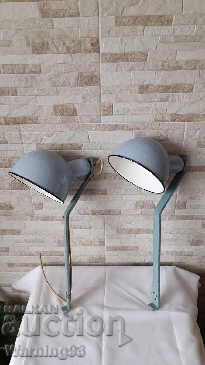 Old enamel lamps for wall or ceiling - №9.1 - Antique with price 130.00 BGN | € 66.47