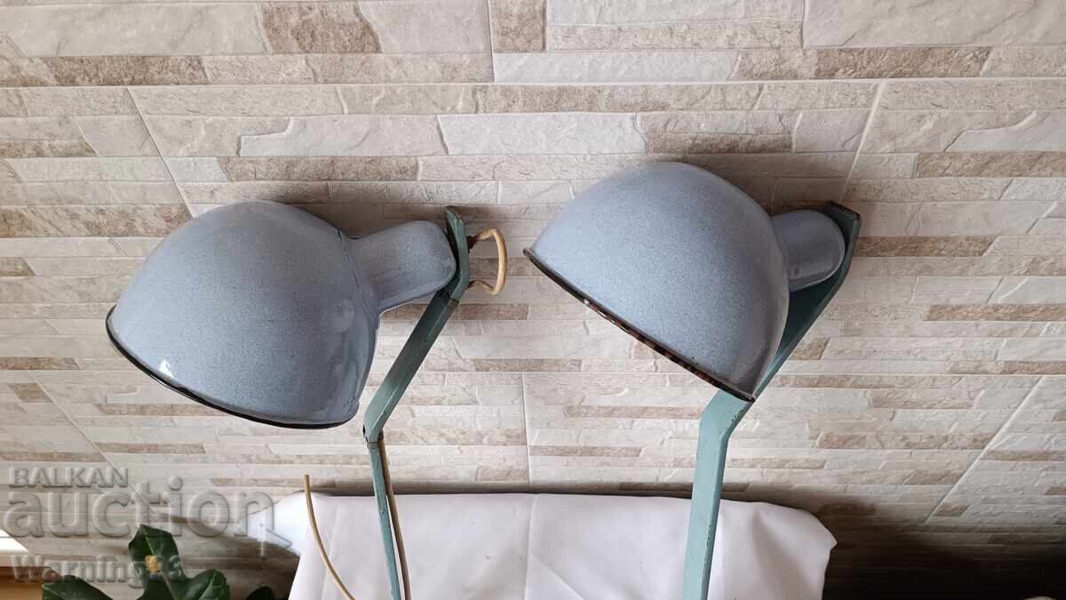 Auction  Old enamel lamps for wall or ceiling - №9.1 - Antique