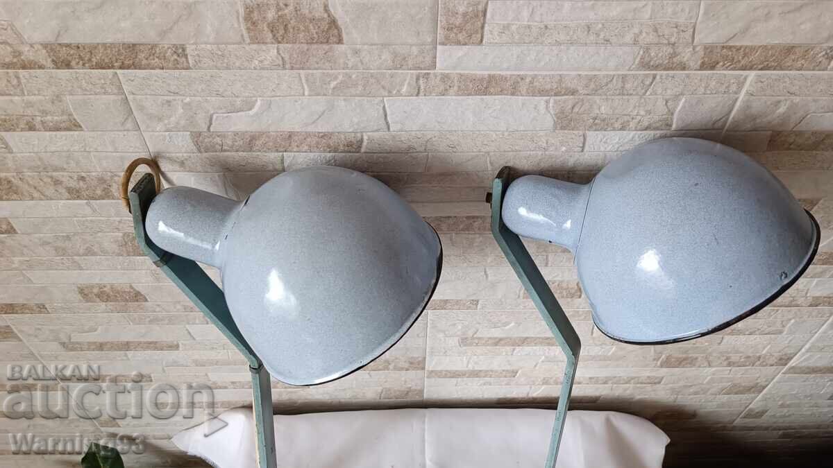 Delivery of Old enamel lamps for wall or ceiling - №9.1 - Antique
