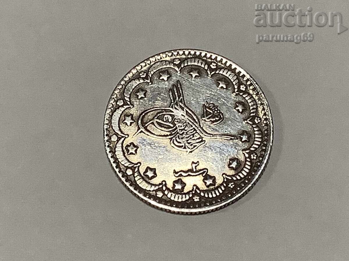 Οθωμανική Τουρκία 5 kurusha 1327/2 (1909) - Μεχμέτ V Ρεσάτ με τιμή 35.00 BGN | € 17.90 Οθωμανική Τουρκία 5 kurusha 1327/2 (1909) - Μεχμέτ V Ρεσάτ με τιμή 35.00 BGN | € 17.90