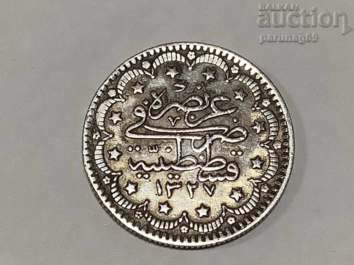 Οθωμανική Τουρκία 5 kurusha 1327/2 (1909) - Μεχμέτ V Ρεσάτ Οθωμανική Τουρκία 5 kurusha 1327/2 (1909) - Μεχμέτ V Ρεσάτ