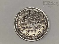 Turcia Otomană 5 kuruș 1327/2 (1909) - Mehmed al V-lea Reșad