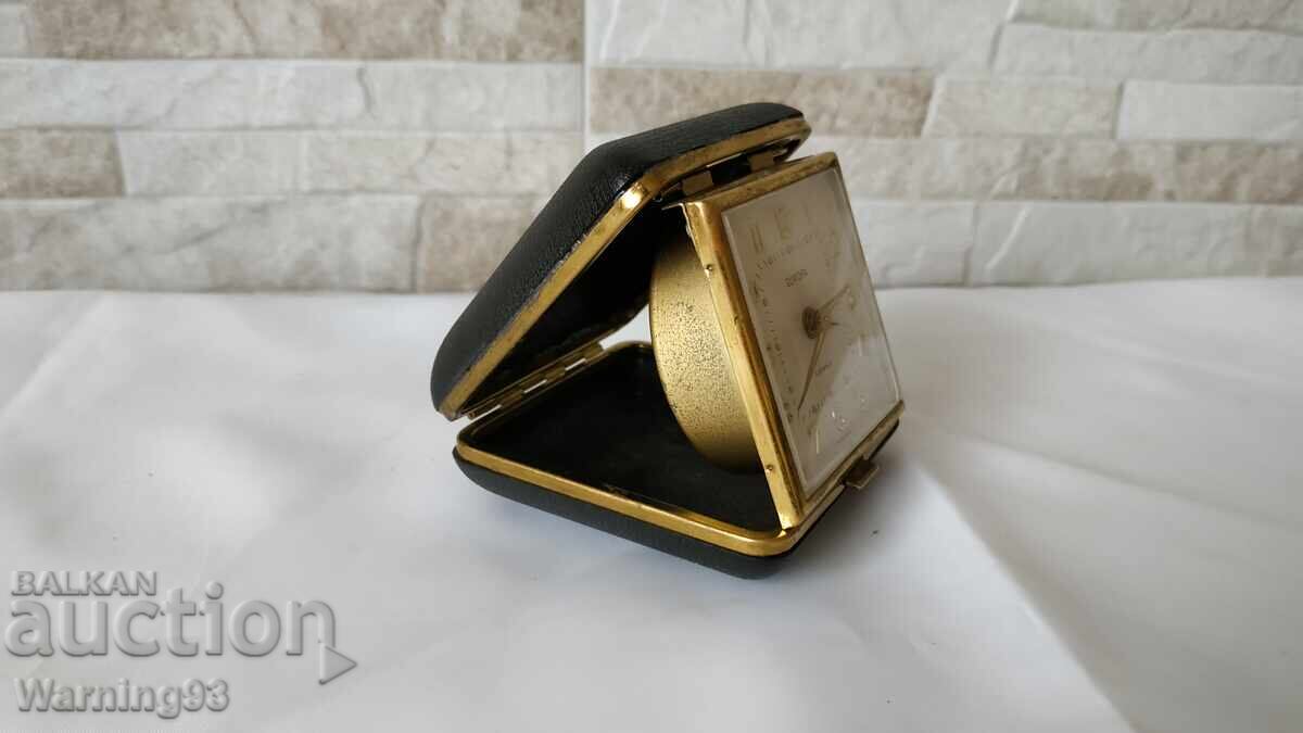 Auction  Tourist Watch / Alarm Clock - EUROPA 2 Jewels - Germany