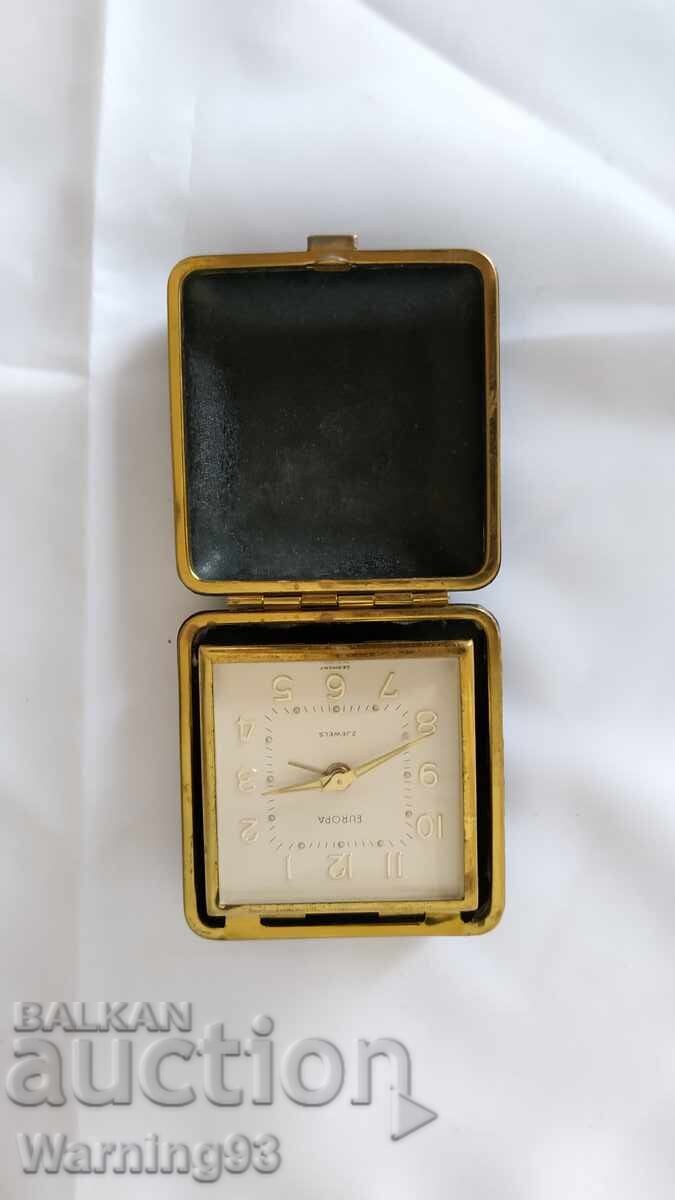 Tourist Watch / Alarm Clock - EUROPA 2 Jewels - Germany - 7