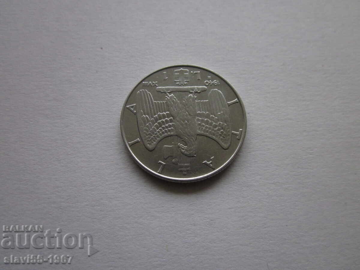 Licitație 1 LIRĂ ITALIA 1940g. EXCELENTĂ BZC !!! Licitație 1 LIRĂ ITALIA 1940g. EXCELENTĂ BZC !!!