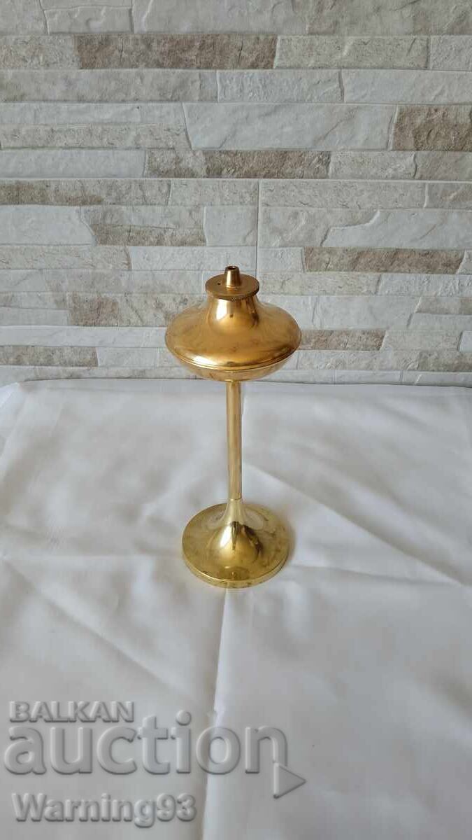 Old brass oil lamp - Handmade Denmark - 1960" with price 70.00 BGN | € 35.79 Old brass oil lamp - Handmade Denmark - 1960" with price 70.00 BGN | € 35.79