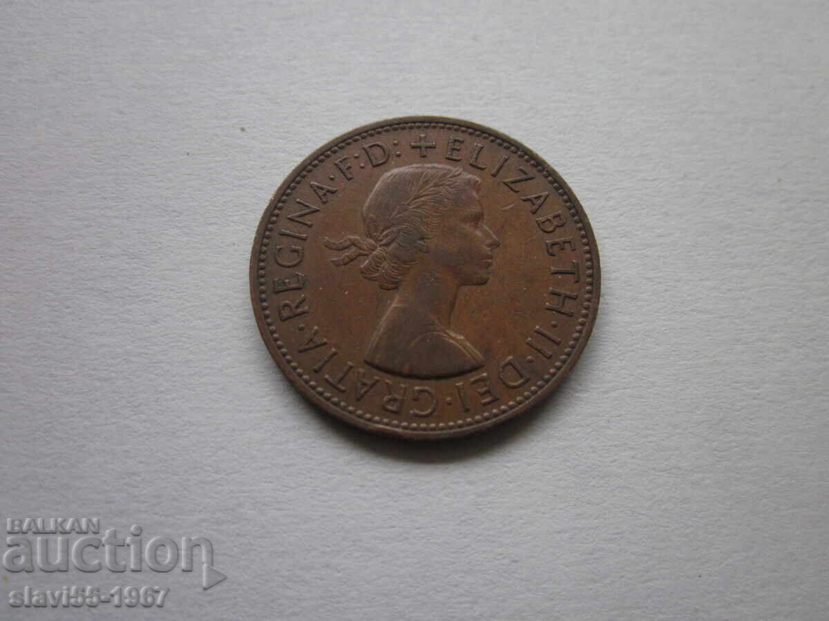 ЕДНО ПЕНИ АНГЛИЯ 1964г. ОТЛИЧНИ  БЗЦ  !!! с цена € 1.00 | 1.96 лв.