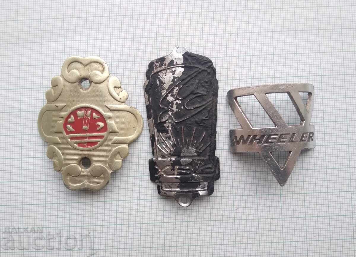 18749 Ποδήλατο Έμβλημα - ΠΑΡΤΙΔΑ 3 τμχ με τιμή 5.00 BGN | € 2.56