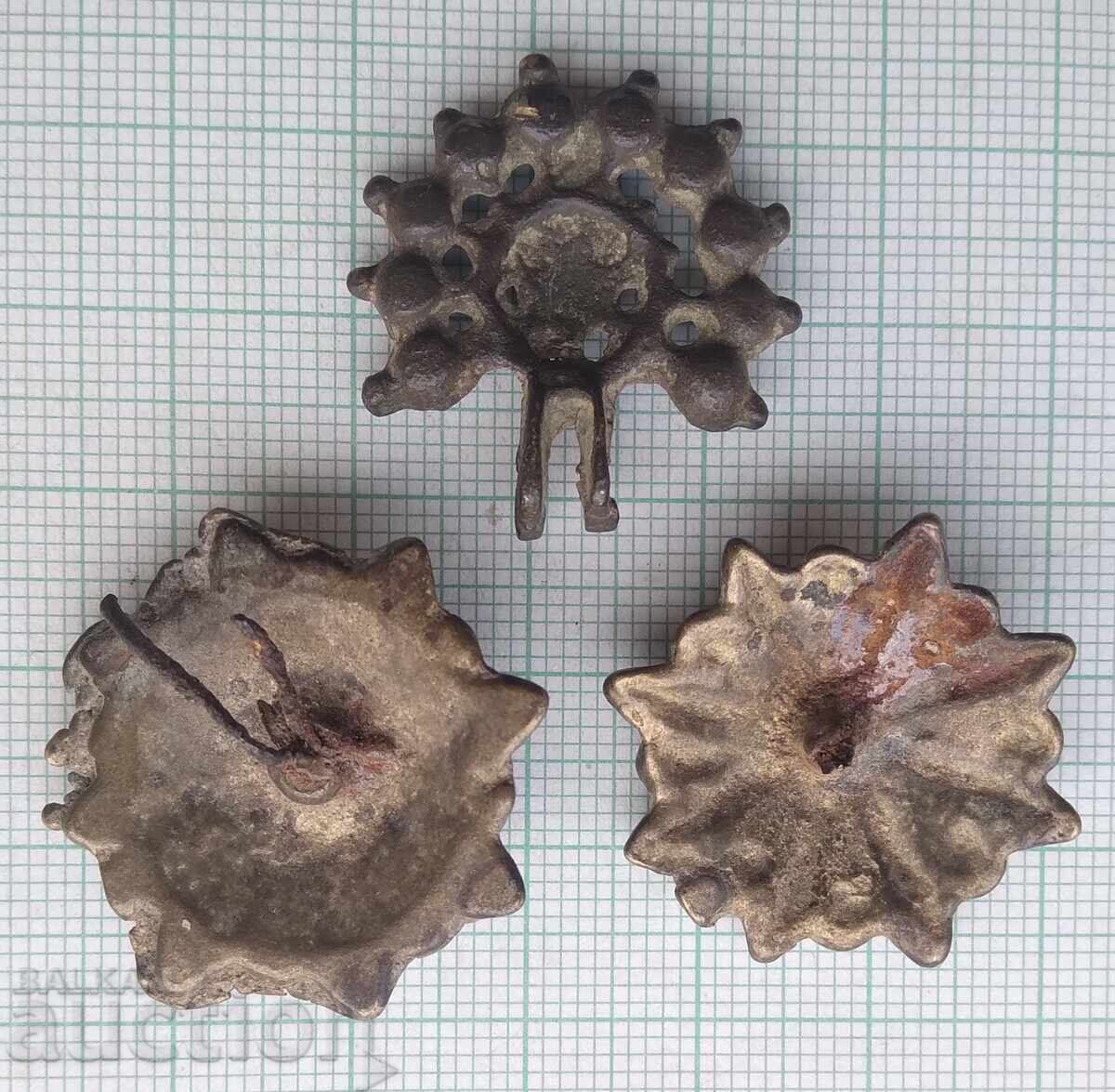 Δημοπρασία 18750 Αυθεντικές χειροποίητες καρφίτσες ΣΕΤ 3 τμχ