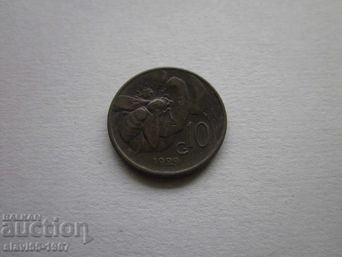 10 ЦЕНТИСИМИ 1929г. ИТАЛИЯ БЗЦ !!! 10 ЦЕНТИСИМИ 1929г. ИТАЛИЯ БЗЦ !!!