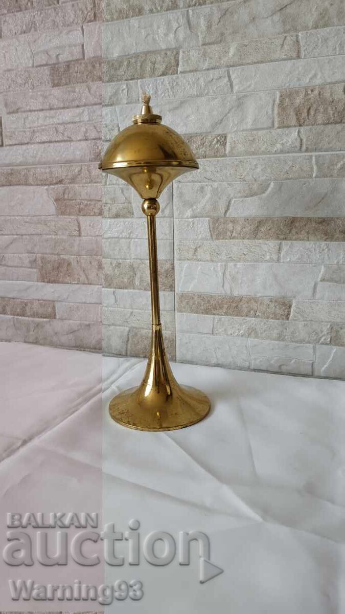 Lampă de ulei veche din alamă - Mønsterreg - Made in Denmark - 6 Lampă de ulei veche din alamă - Mønsterreg - Made in Denmark - 6