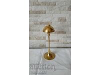 Παλιά ορειχάλκινη λάμπα πετρελαίου - Mønsterreg - Made in Denmark