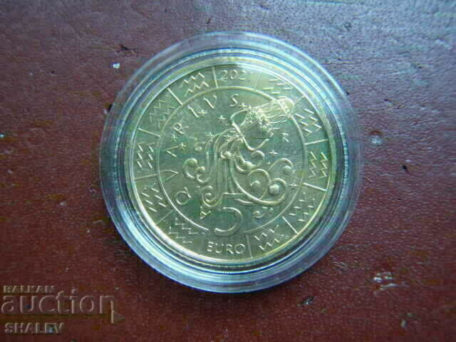 Licitație 5 Euro 2021 San Marino "Văsător"- Unc (zodiac - Vărsător) Licitație 5 Euro 2021 San Marino "Văsător"- Unc (zodiac - Vărsător)