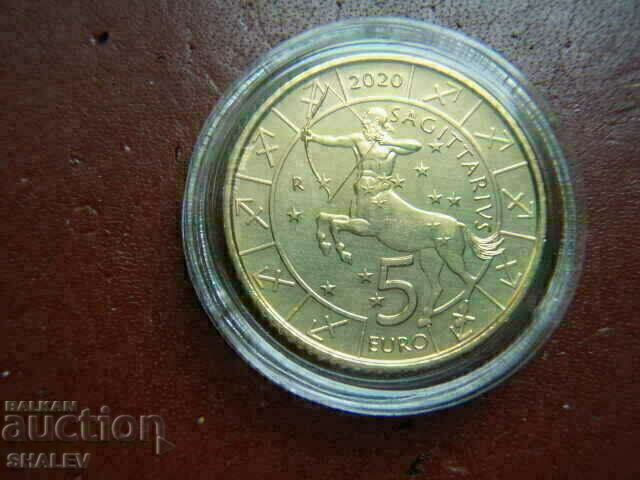 Auction 5 Euro 2020 San Marino "Sagittarius"- Unc (zodiac - Sagittarius) Auction 5 Euro 2020 San Marino "Sagittarius"- Unc (zodiac - Sagittarius)